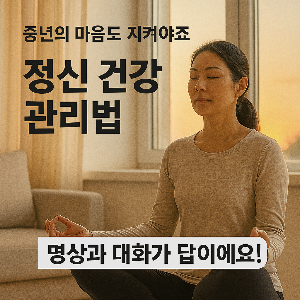[7편] 중년의 정신 건강 관리법