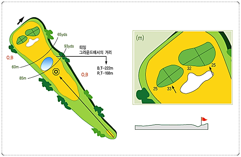기흥CC 서 WEST 코스 8번 홀
