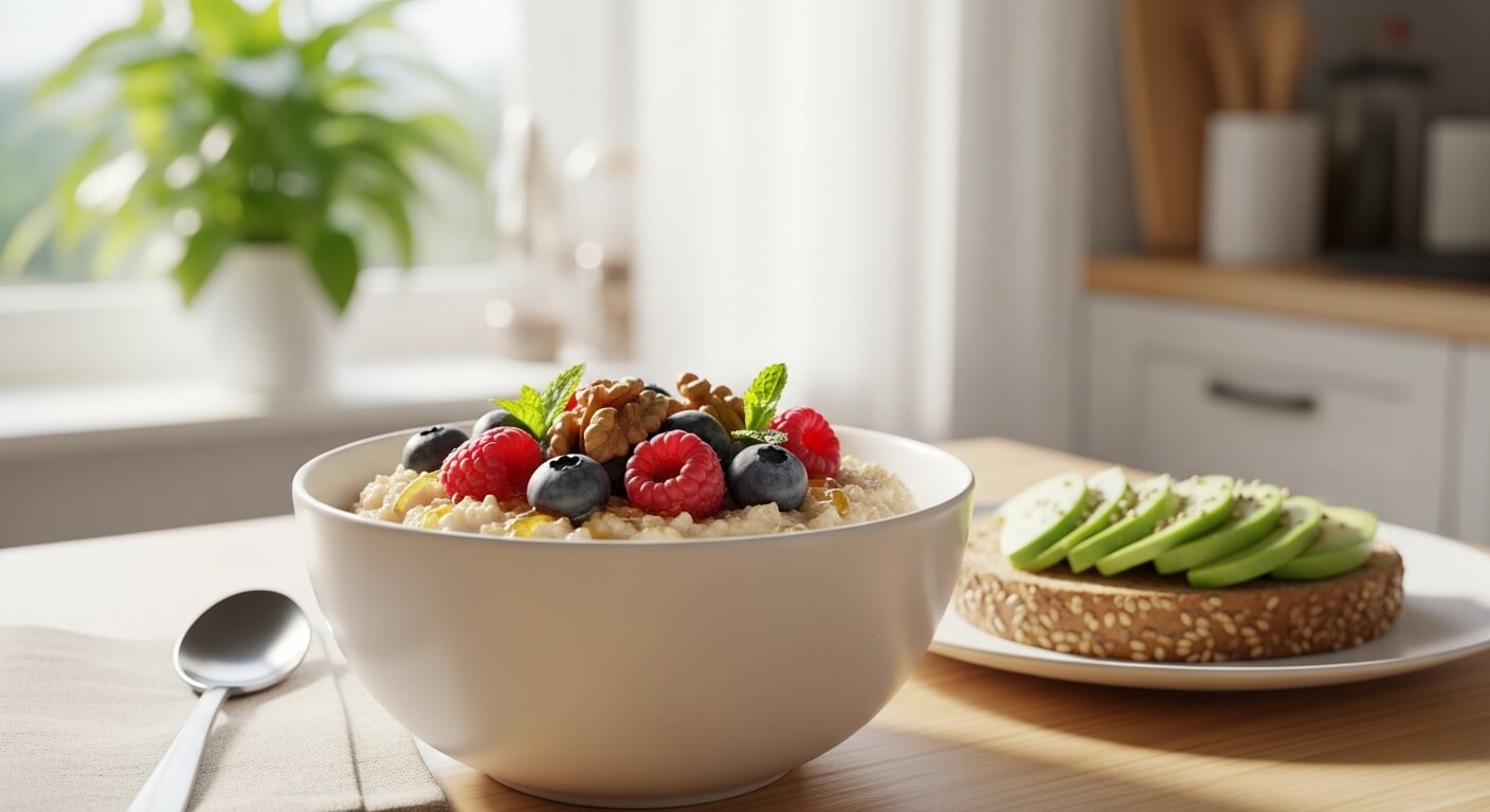 고지혈증 수치 관리에 도움 되는 귀리 오트밀과 베리류, 아보카도 건강 식단