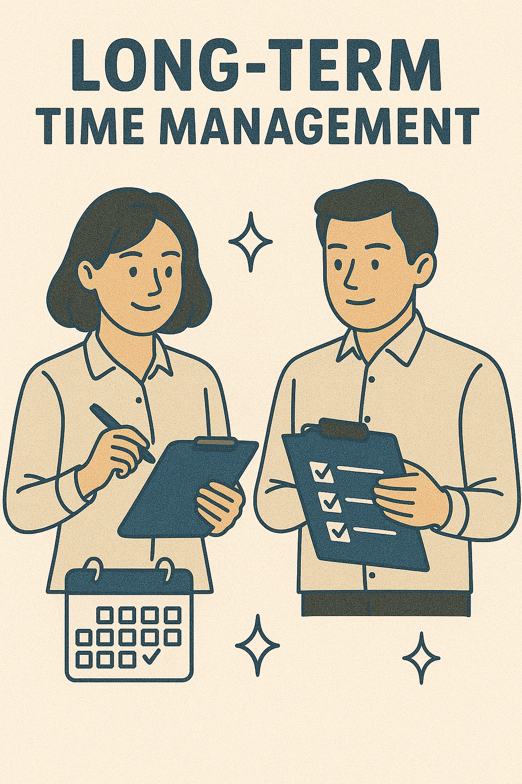 장기 시간관리법에 대한 사진