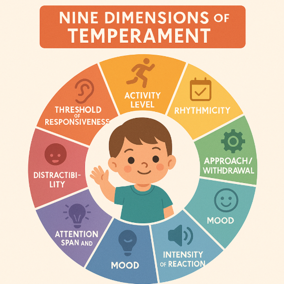 9가지 기질 모델을 인포그래픽으로 나타낸 그림