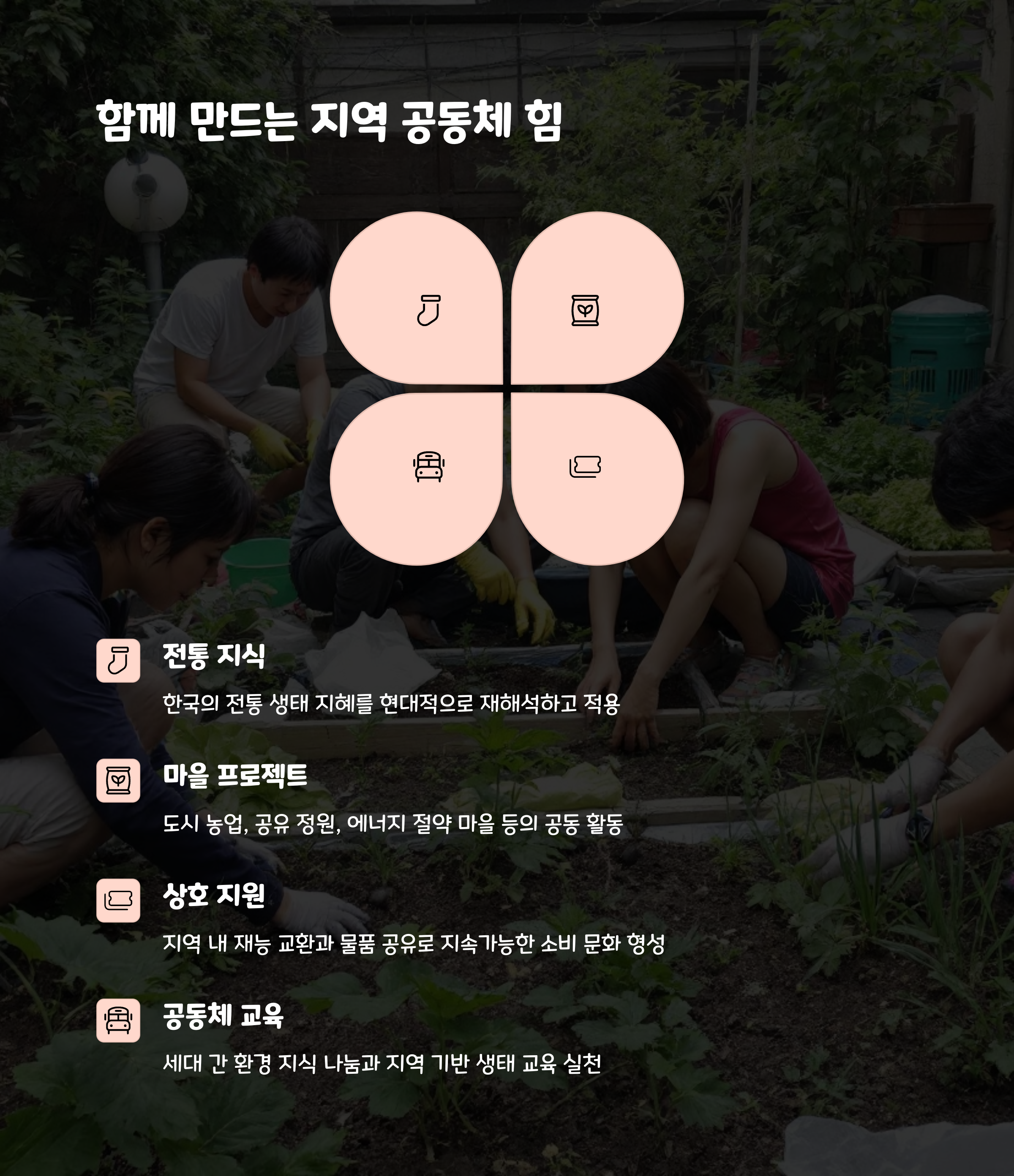 함께 만드는 지역 공동체의 힘