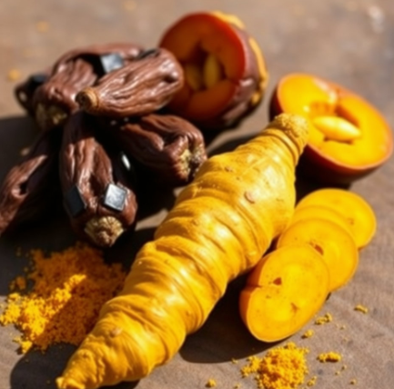 강황과타마린드그림