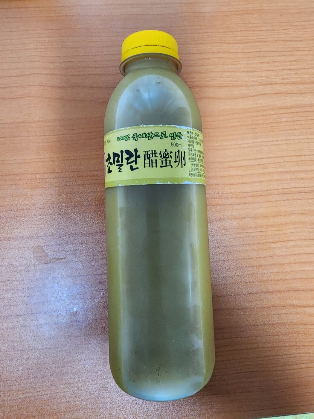쿠팡에 주문해서 받은 초밀란 500ml 한병