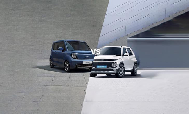 레이와 캐스퍼 자동차 사진