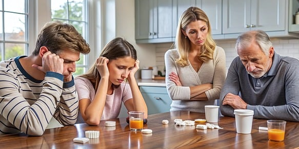 식사 전후 효소 섭취 관련 사진