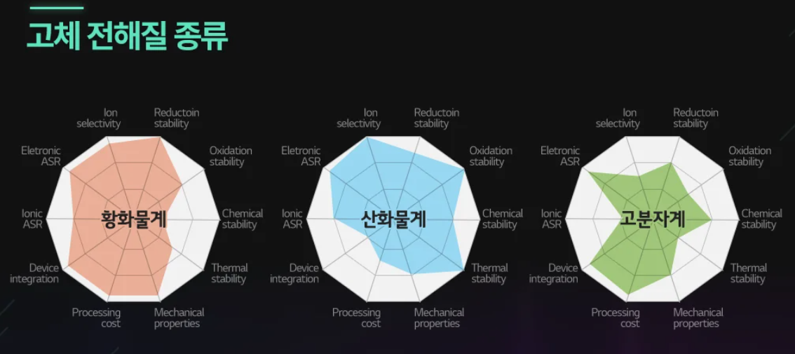 고체 전해질 종류