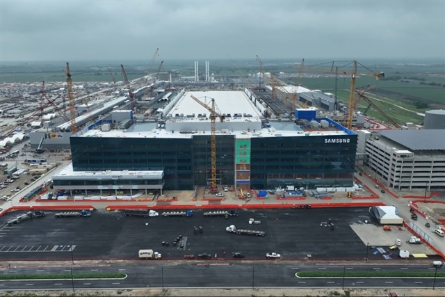 삼성 테일러 캠퍼스 건설 중