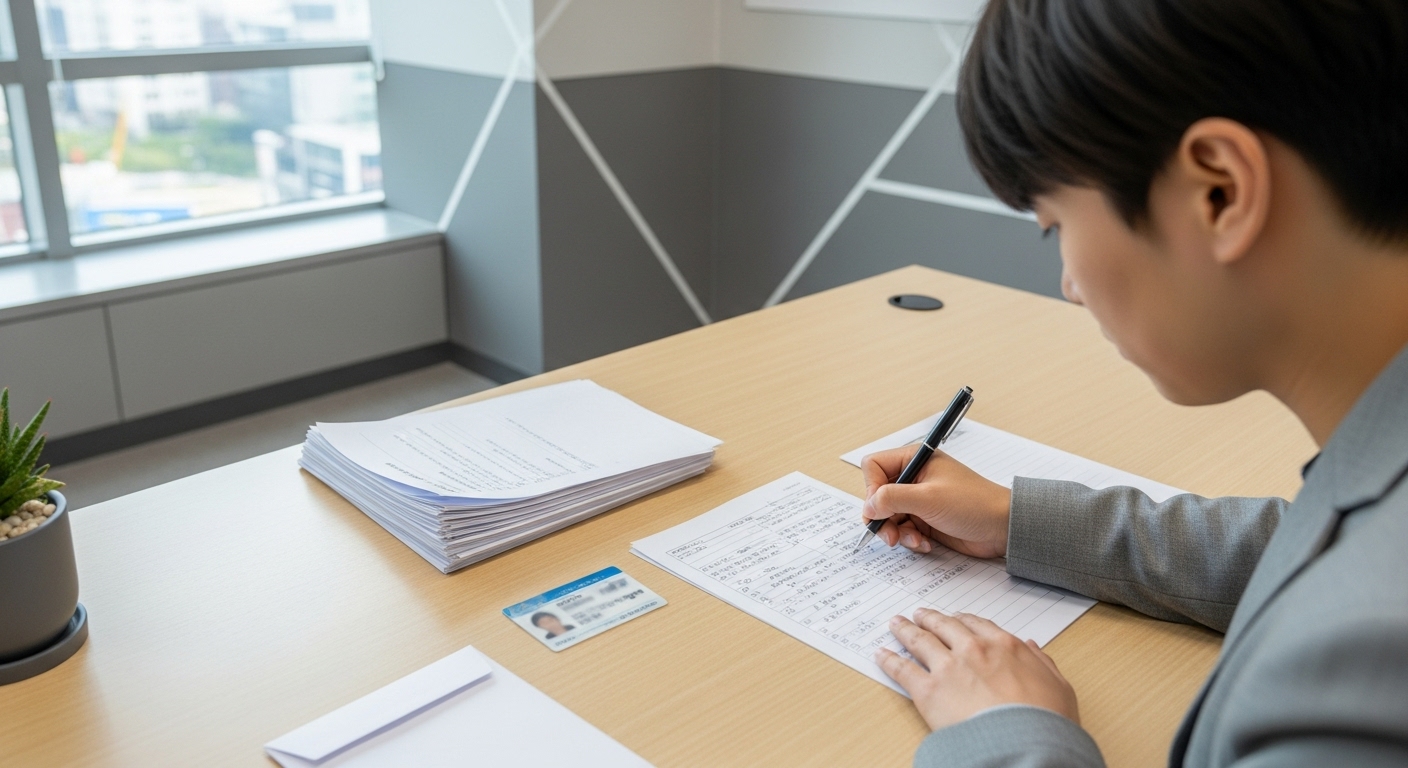 주소변경신고, 신분증사본제출