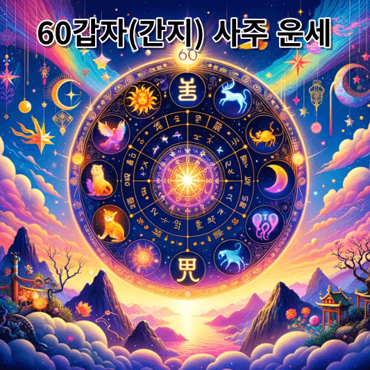 60갑자 사주 운세, 쉽게 외우는 방법
