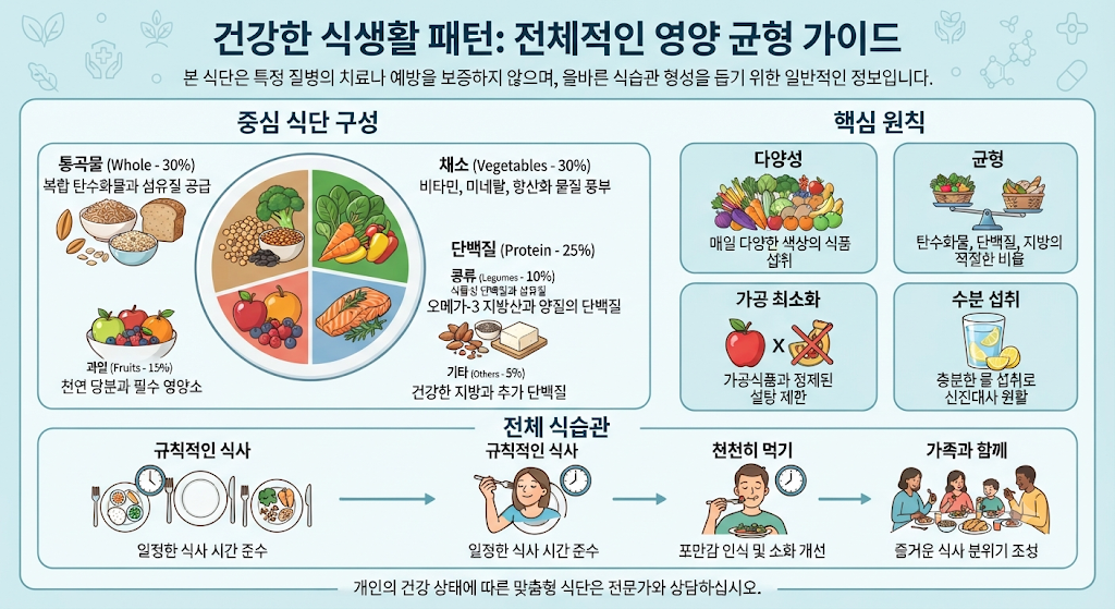 대장암 위험을 낮추는 데 도움이 될 수 있는 균형 잡힌 식생활