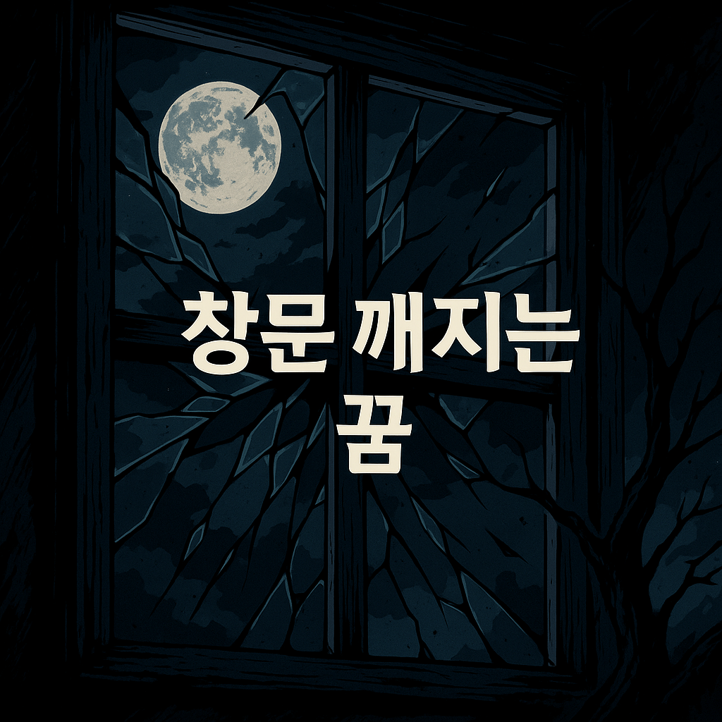 창문 깨지는 꿈 해몽