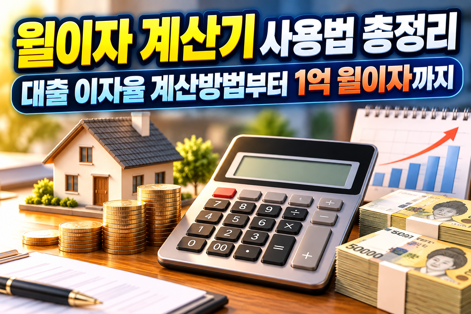 월이자 계산기 사용법 총정리|대출 이자율 계산방법부터 1억 월이자까지 관련 사진