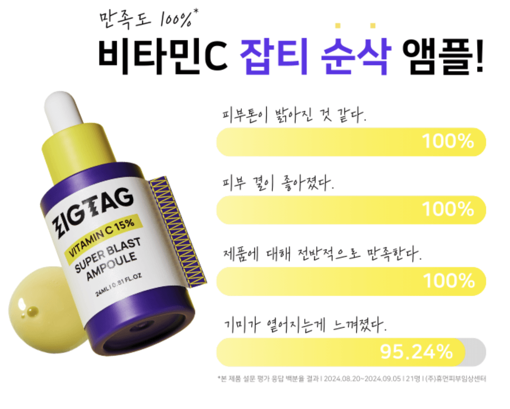 여드름 자국, 잡티 색소 개선 및 칙칙한 피부톤 개선에 좋은 비타민 C 앰플 추천 리스트!