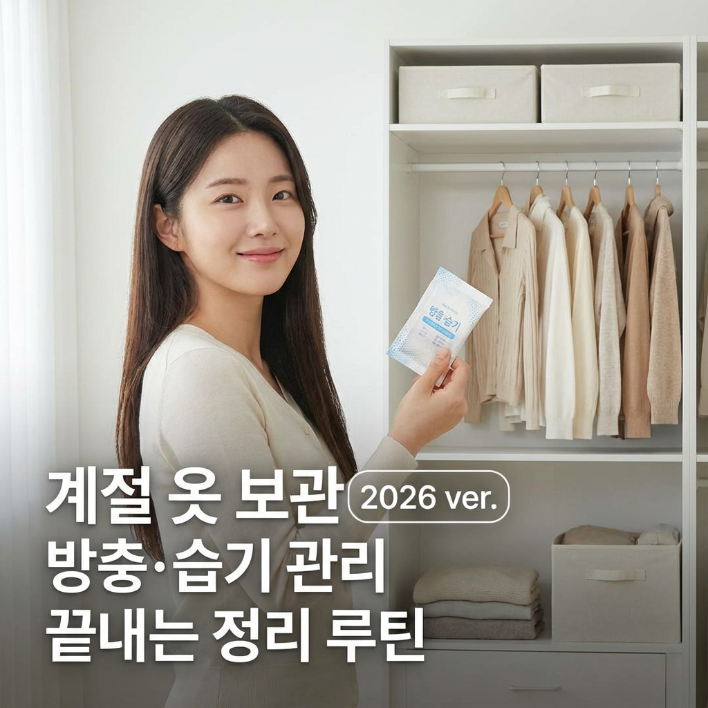 계절 옷 보관 2026 ver. | 방충·습기 관리 끝내는 정리 루틴