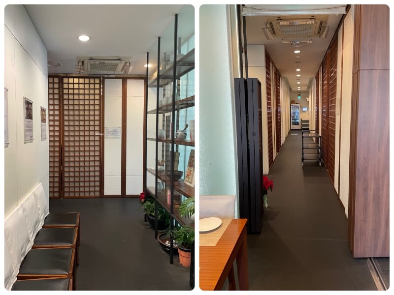 강남 신사동 진주 음식 한식 맛집 하모 - 매장 통로