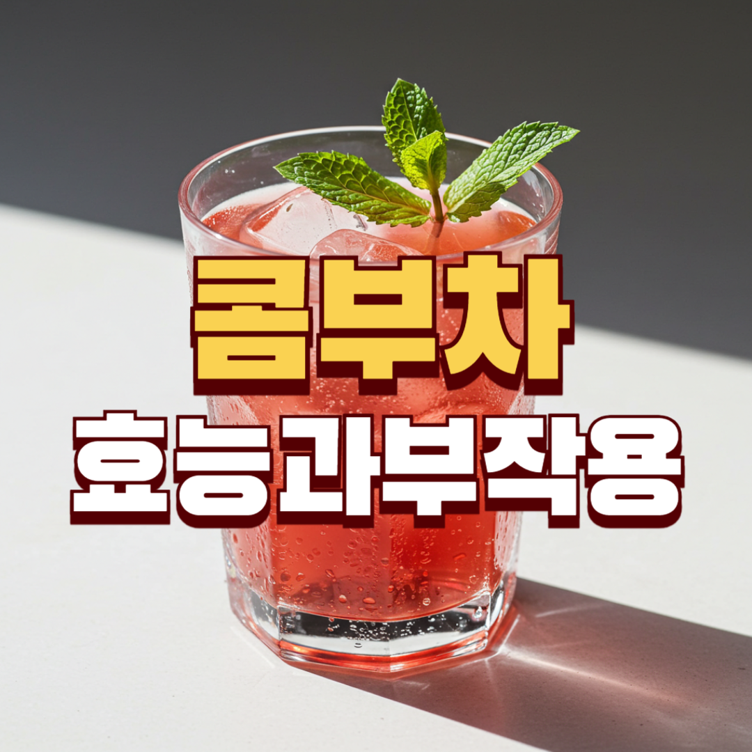 콤부차 효능과부작용 썸네일