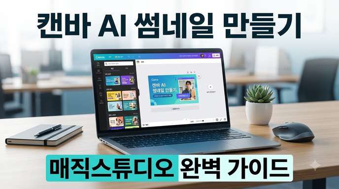 캔바 AI 매직스튜디오 썸네일 카드뉴스 만들기 가이드