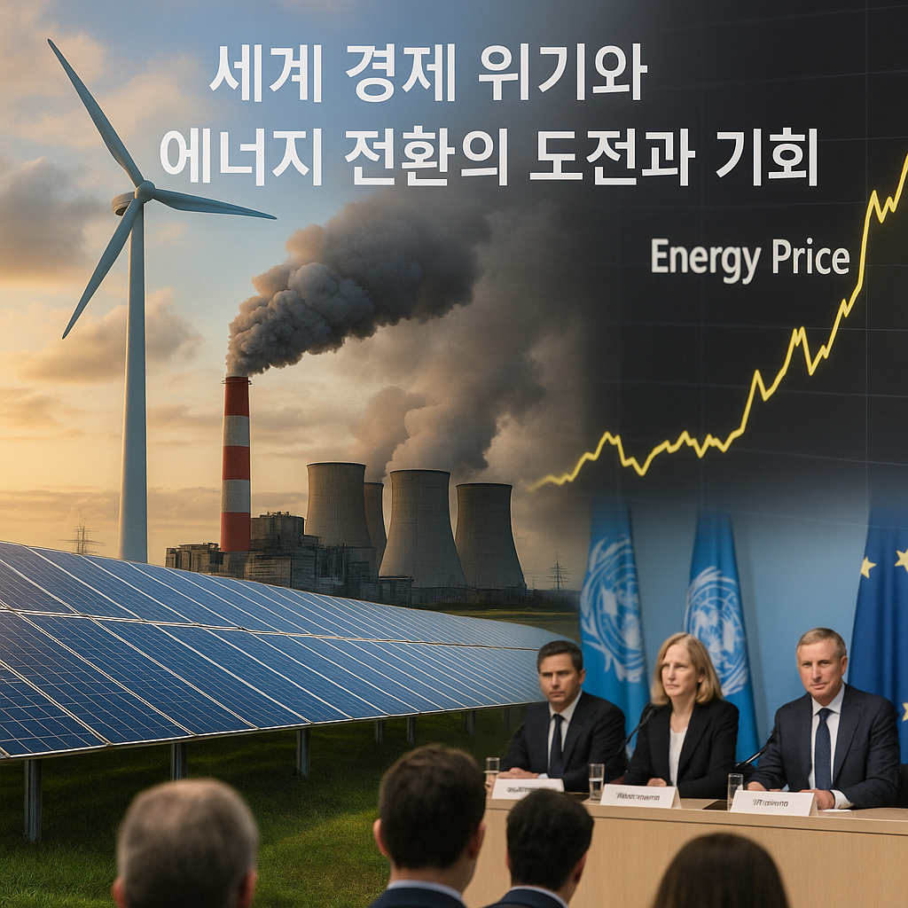 세계 경제 위기와 에너지 전환의 도전과 기회 관련 사진