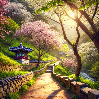 봄 , 서울 근교 산책 코스