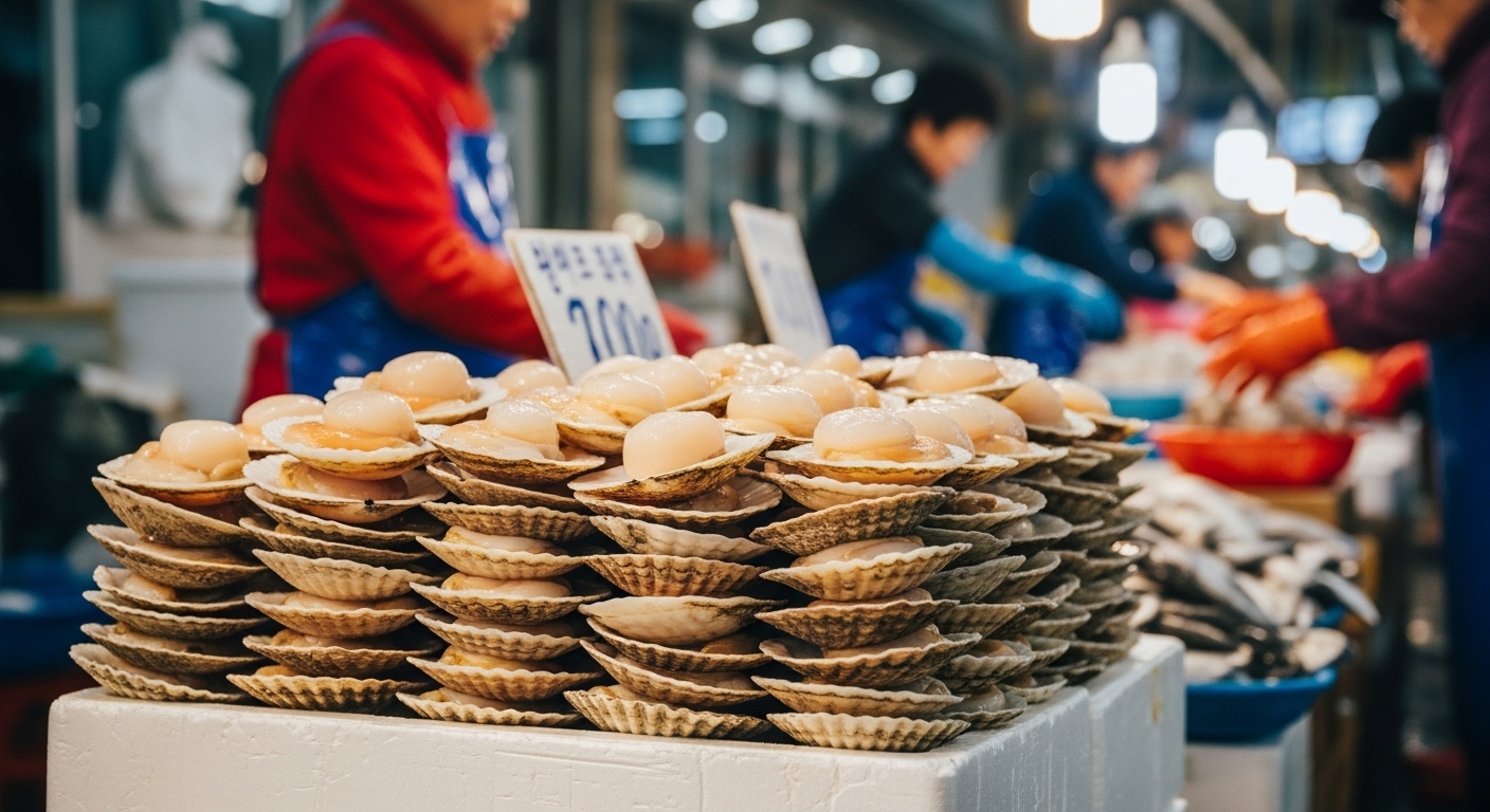 8월 제철음식 가리비