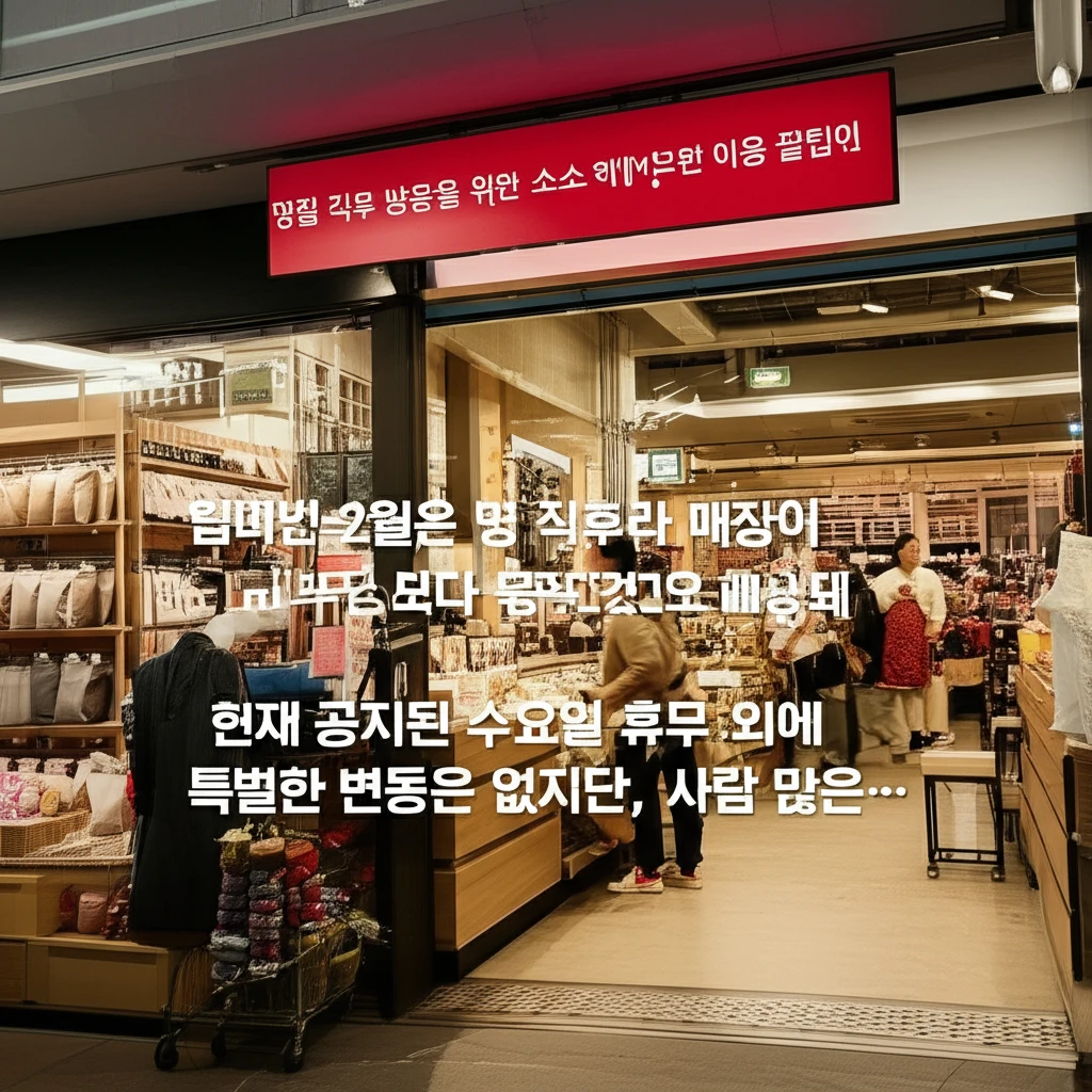 하남 위례 트레이더스 2월 수요일 휴..