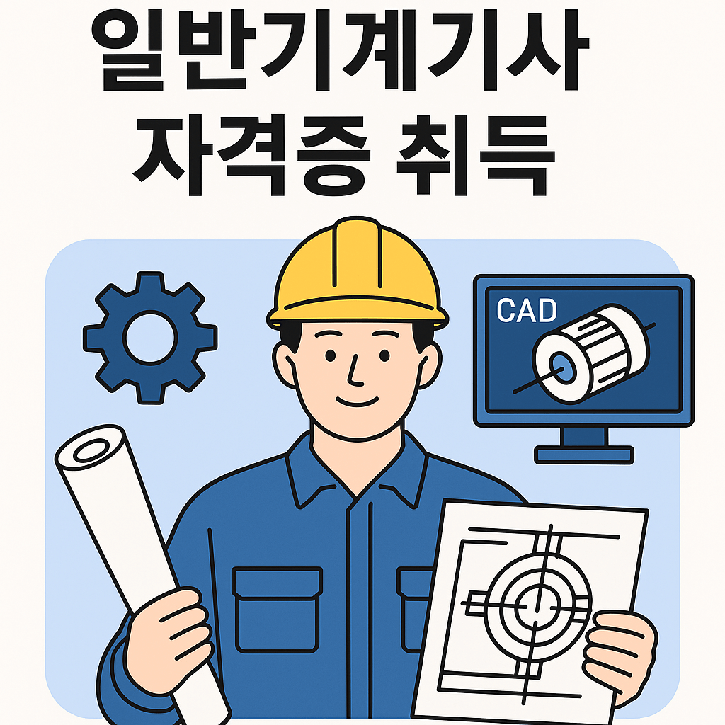 일반기계기사 자격증 취득방법부터 공부법까지 완전정복! 🛠️📘