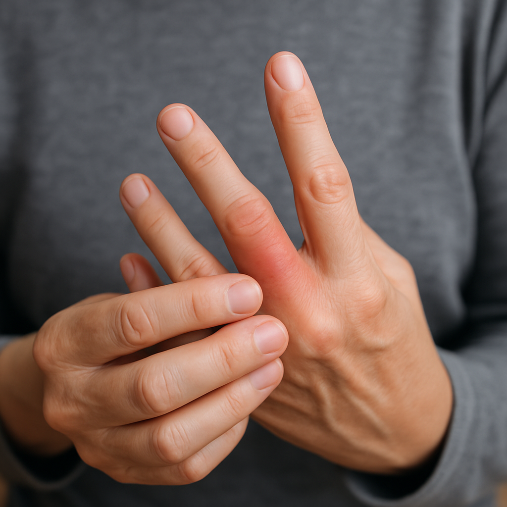 손가락 마디가 아픈 까닭은