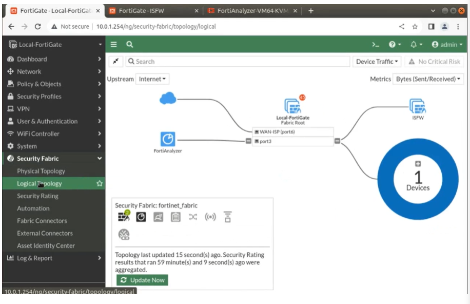 FortiAnalyzer 연동
