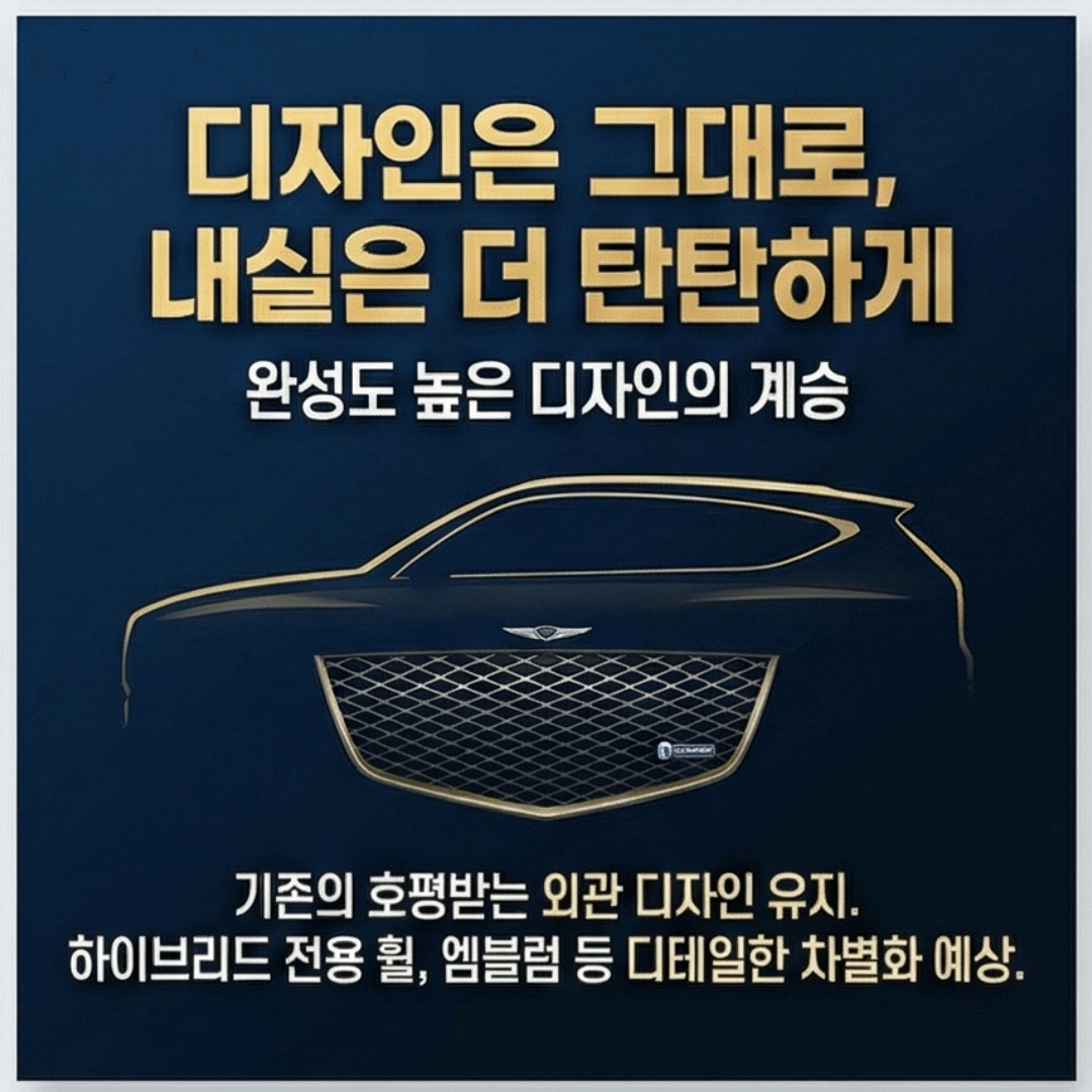 2026 제네시스 GV80 하이브리드: 출시일, 연비, P1+P2 기술 완벽 분석