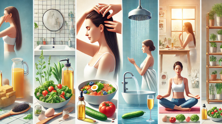 탈모 관리법에 대해 알려주는 그림