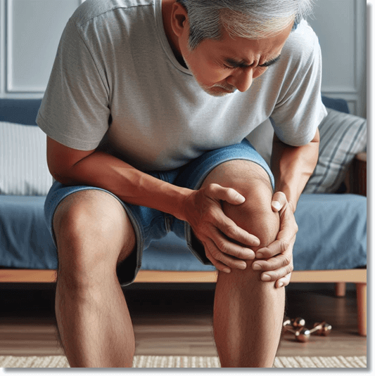 골다공증과 관절염이 있는 노인