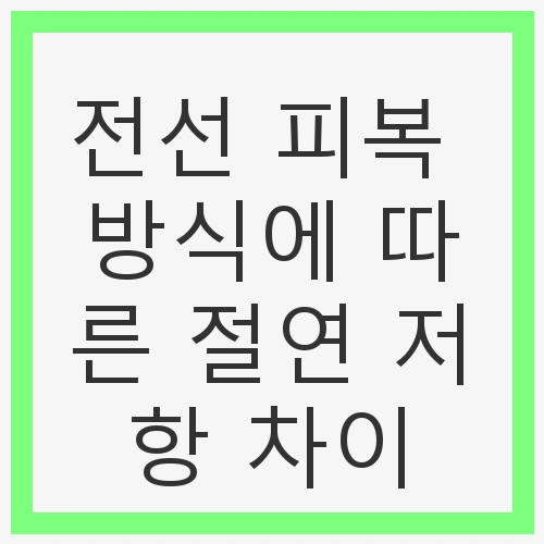 전선의 중요성 및 절연 저항 개요