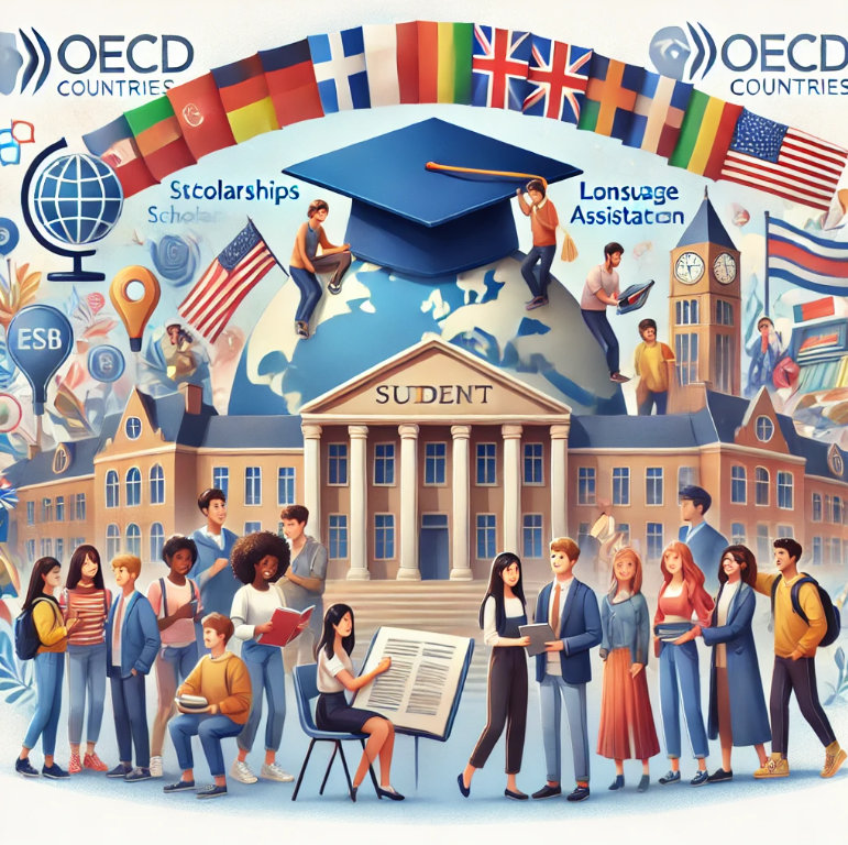유학생 OECD 복지 제도 : 의료, 주서, 생활비 및 학업 관련 사진