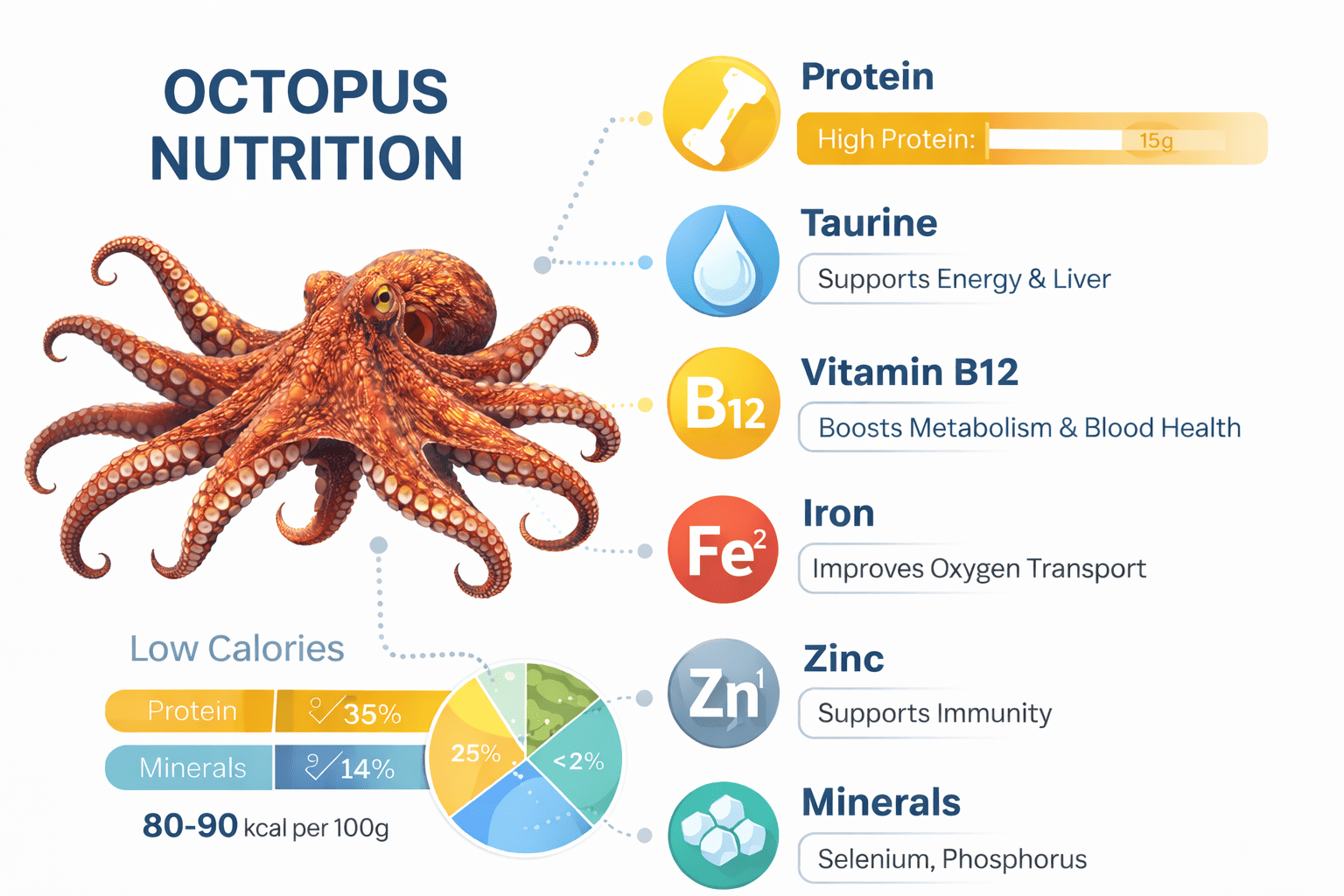 문어 효능과 체중 관리에 도움이 되는 이유