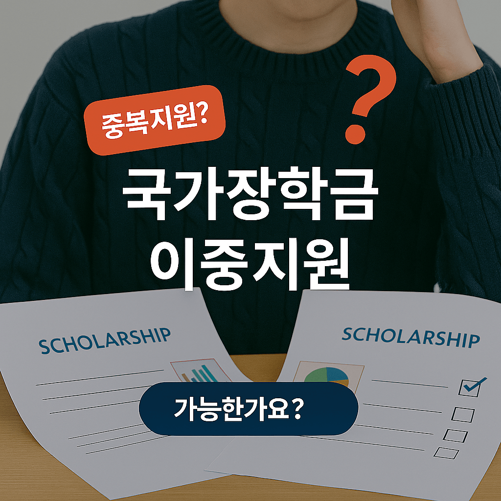 국가장학금 이중지원 가능한가요?