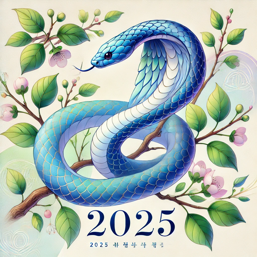 2025년 을사년 푸른뱀의 해