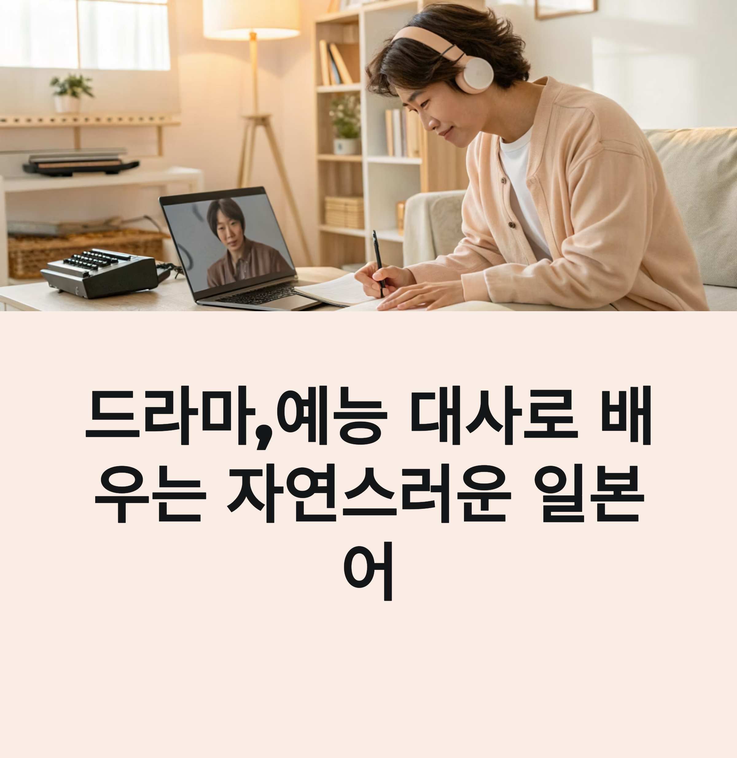 드라마/예능 대사로 배우는 자연스러운 일본어