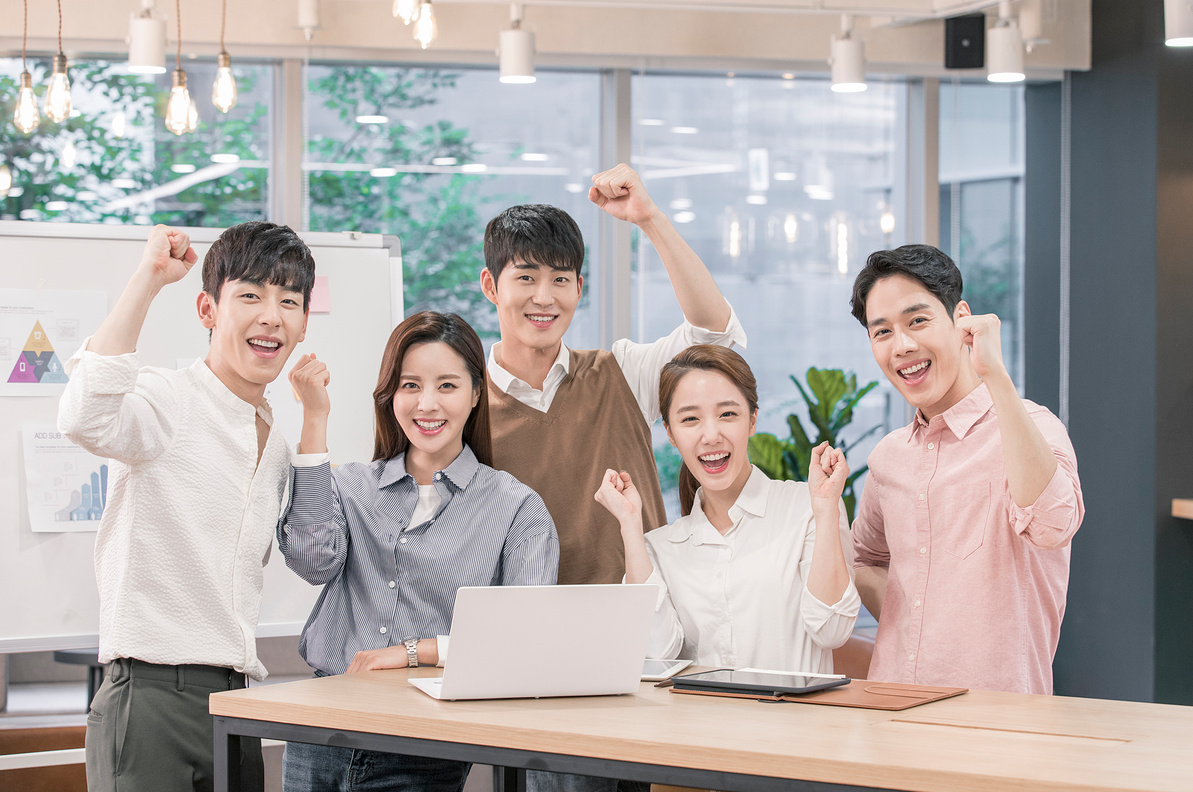 취업 응원 사진