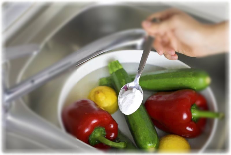 베이킹소다 야채 과일세척