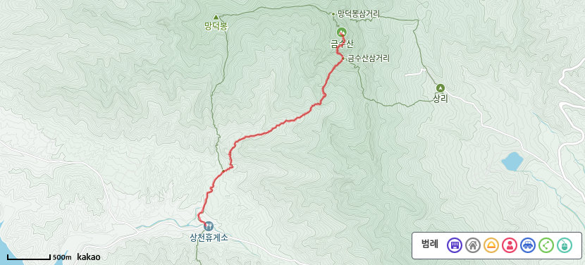 월악산 상천 금수산 등산코스