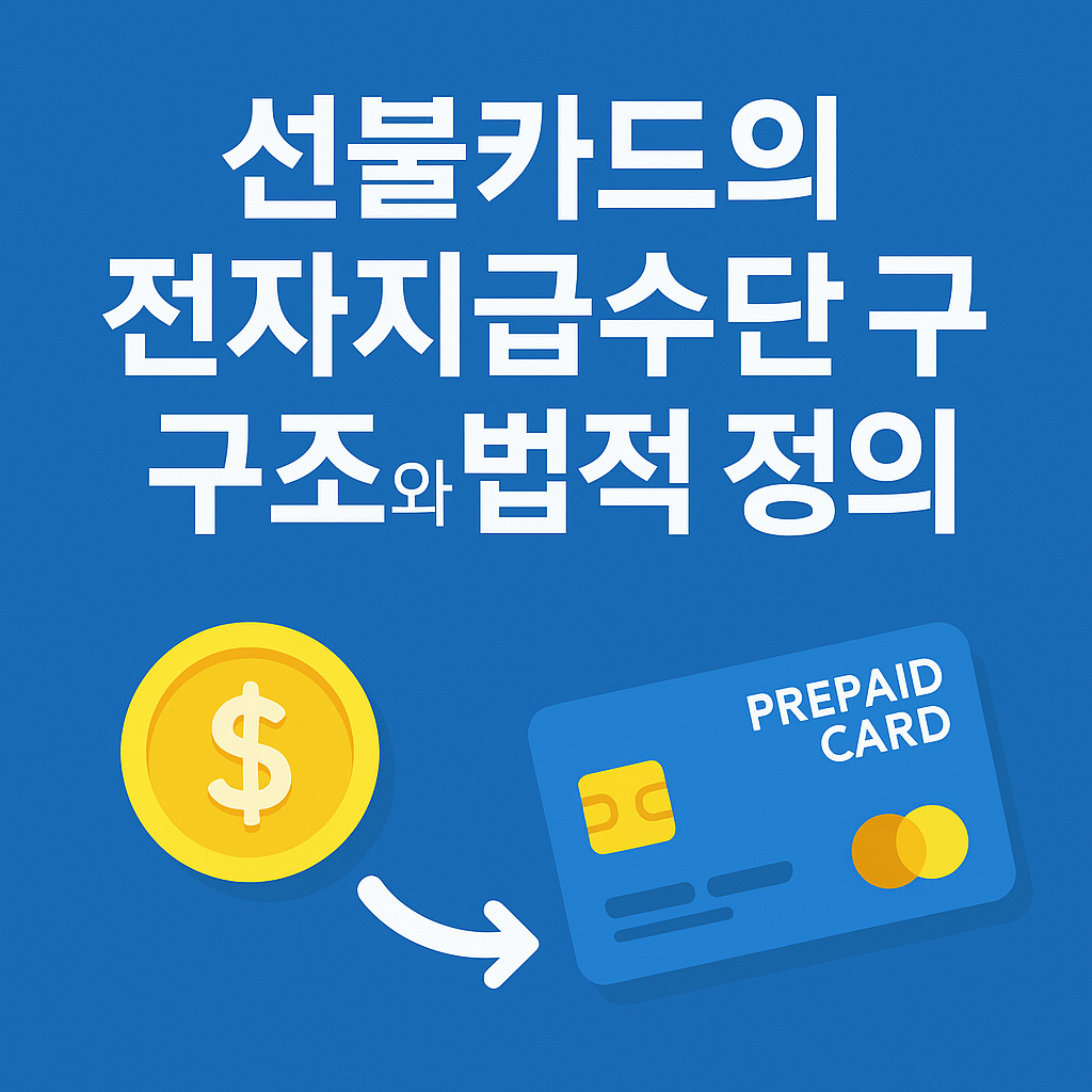 선불카드의전자지급수단구조와법적정의