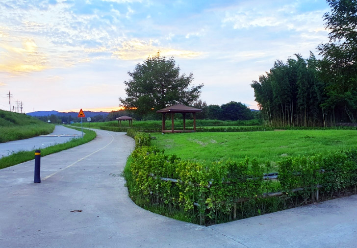 친수생태공원 와룡지구파크골프장