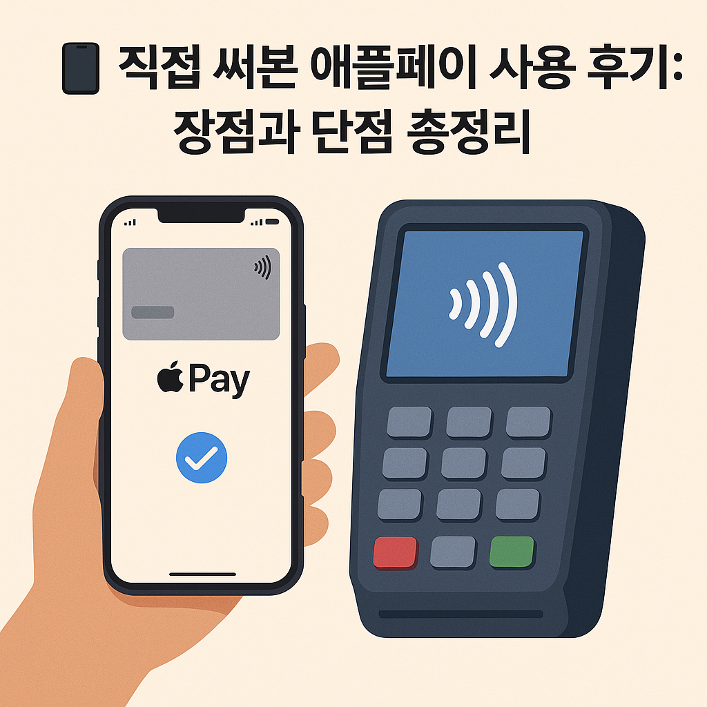 직접 써본 애플페이 사용 후기