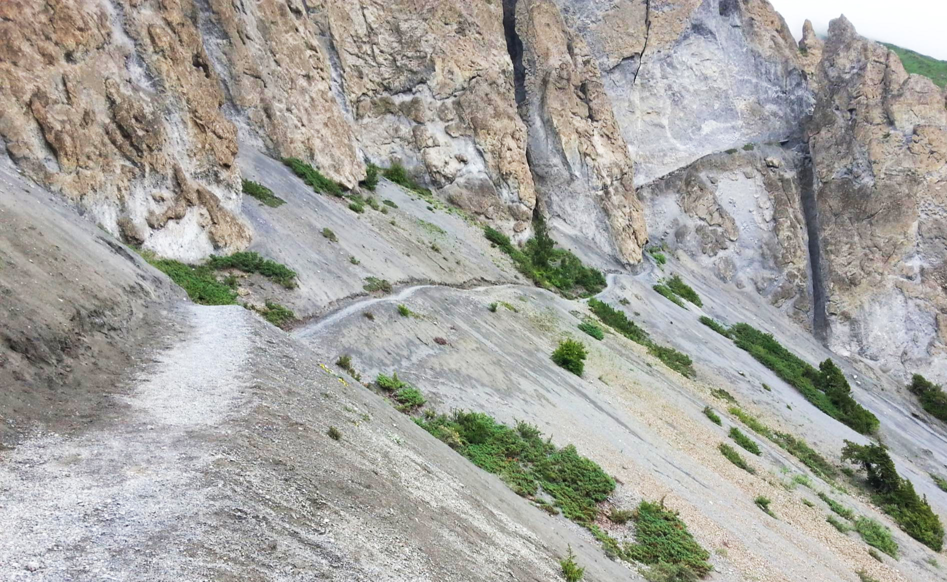 네팔 안나프루나 산길