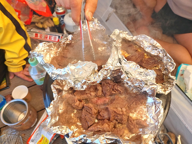 난로 소고기 구이