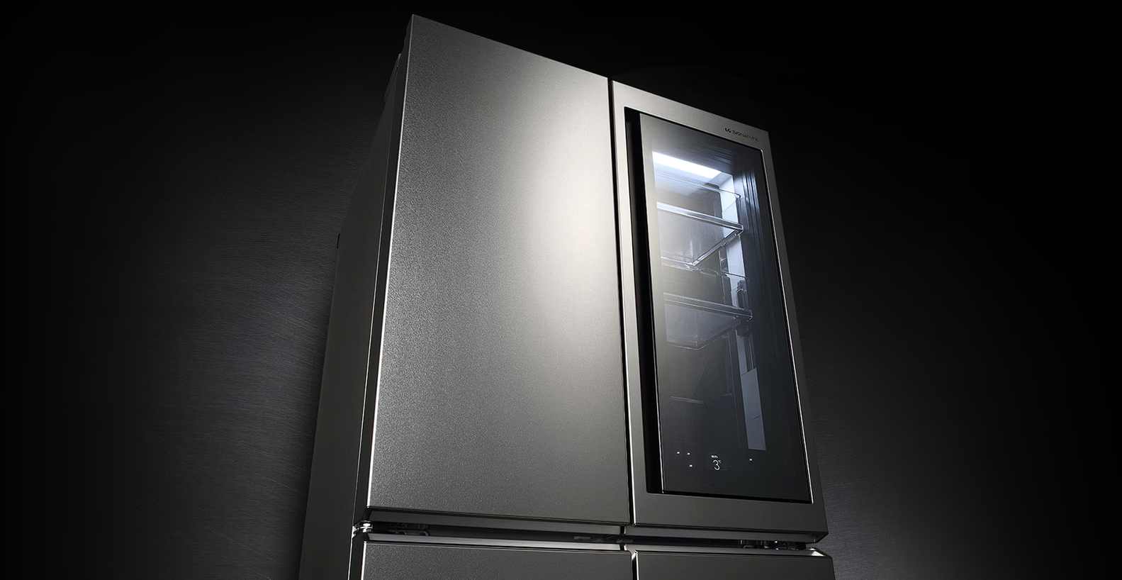 LG SIGNATURE 상냉장고 F904ND79E - 905L 대용량, 샤이니 유니버스 색상, 노크온 매직스페이스와 1등급 에너지 효율의 고급스러운 프리미엄 냉장고