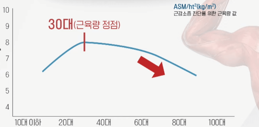 근감소그래프