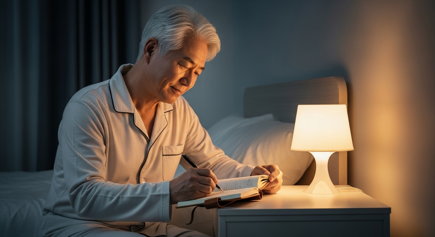 자기 전 감사일기 작성