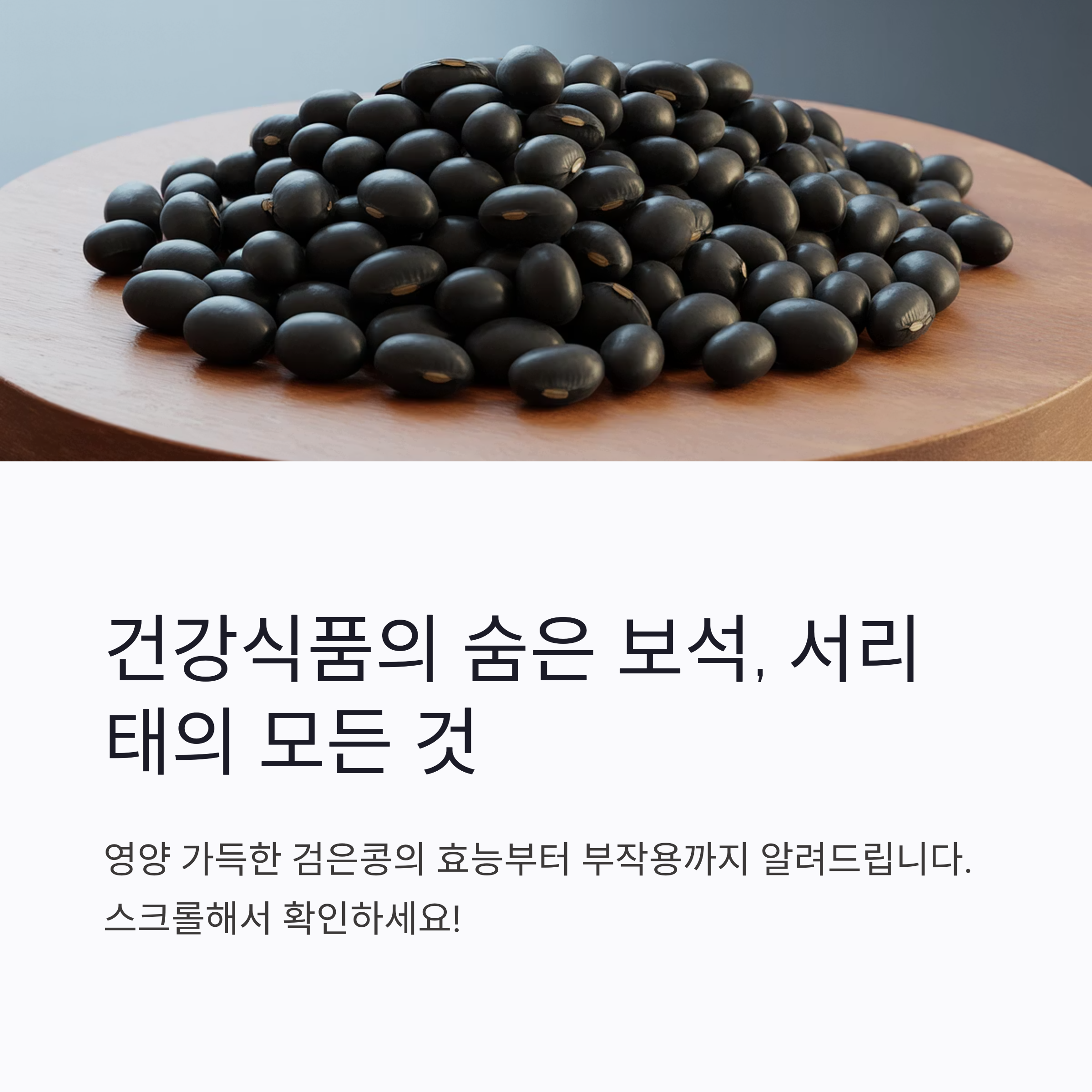 건강식품-서리태